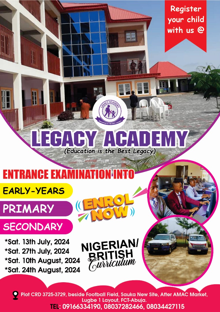 Admissions Now Open at Legacy Private Schools!